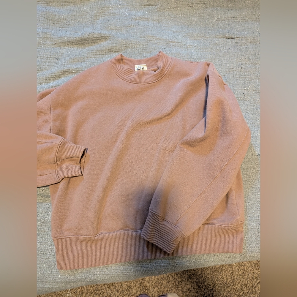 a new day Women's Mauve Crewneck Sweater